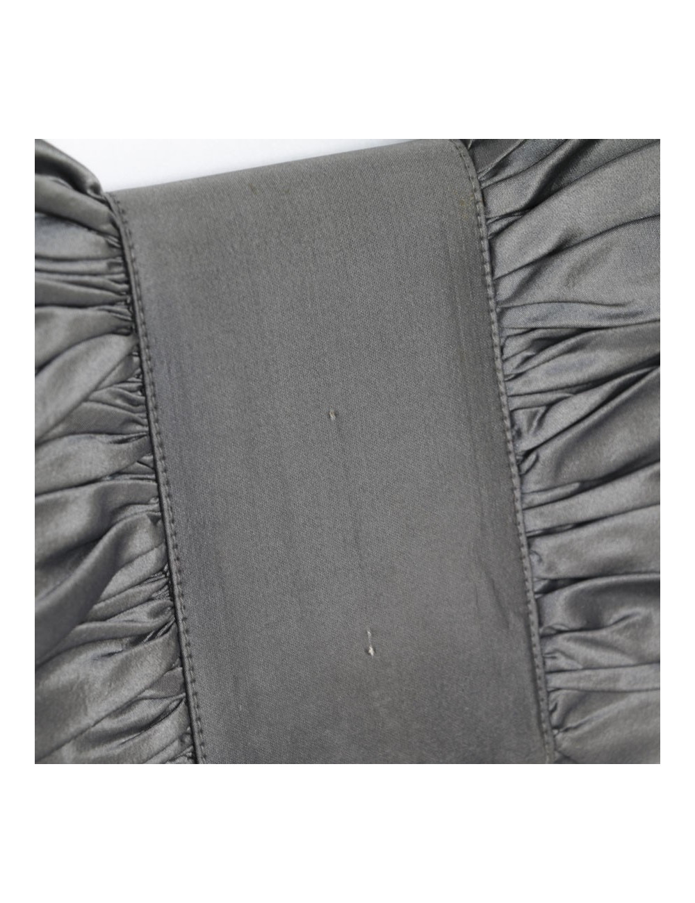 Pochette du soir DIOR satin de soie gris