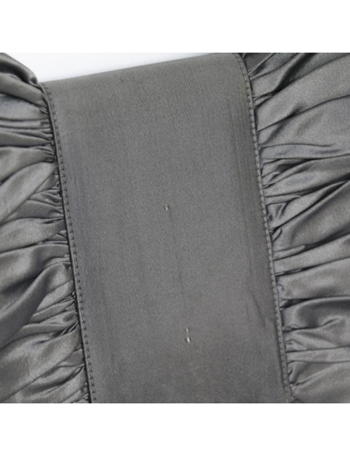 Pochette du soir DIOR satin de soie gris