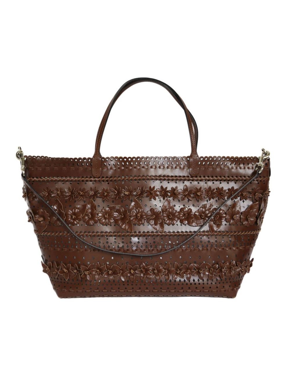 Cabas VALENTINO Garavani cuir fleurs