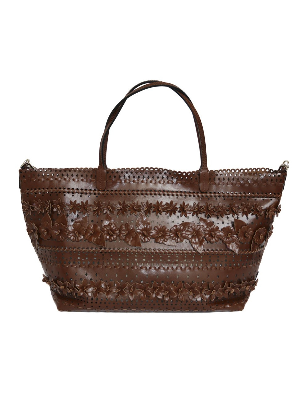 Cabas VALENTINO Garavani cuir fleurs