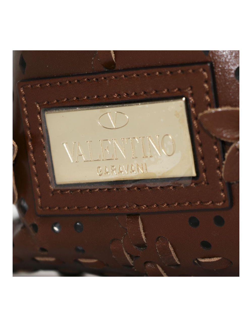 Cabas VALENTINO Garavani cuir fleurs