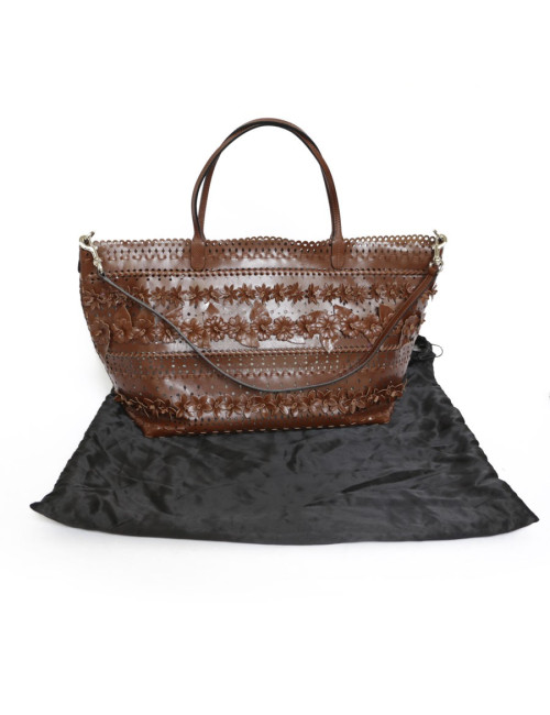 Cabas VALENTINO Garavani cuir fleurs