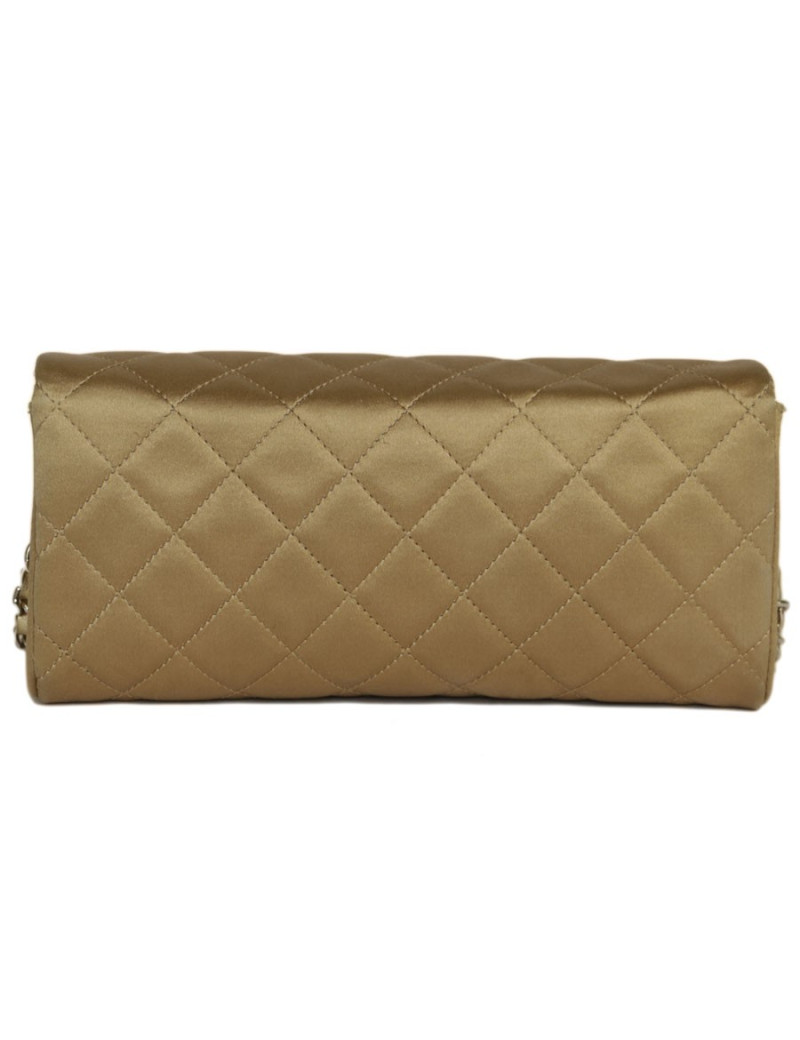 CHANEL Couture Evening Bag in Coppered Silk Satin