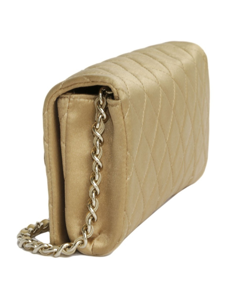 CHANEL Couture Evening Bag in Coppered Silk Satin