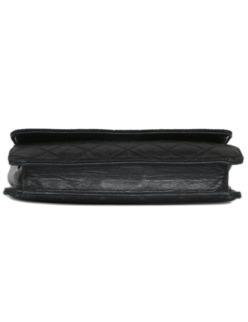 Sac du soir CHANEL soie noire