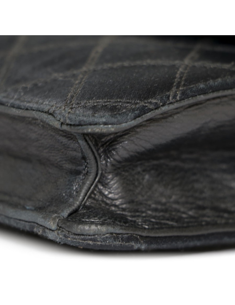 Evening bag black silk CHANEL