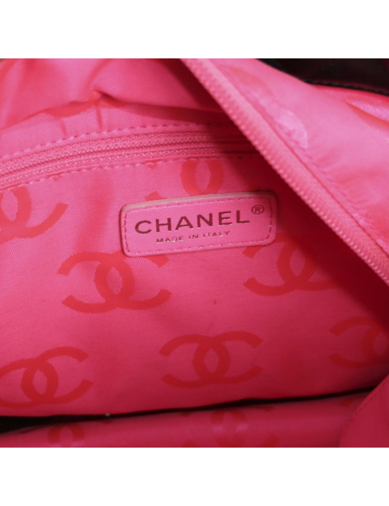 "Cambon" black quilted leather CHANEL bag