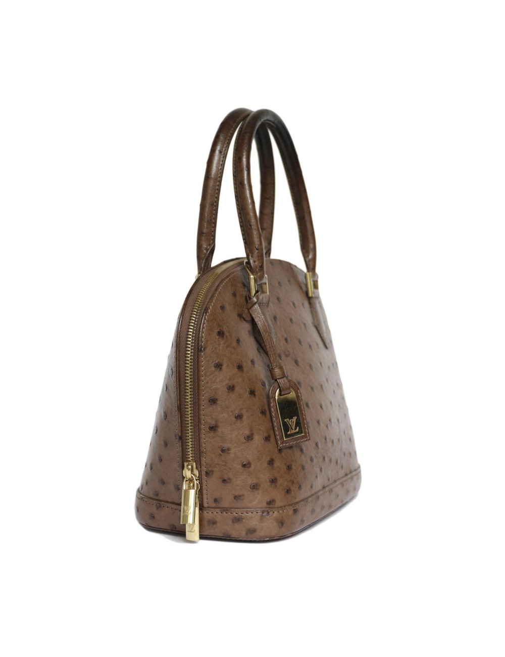 Alma BB LOUIS VUITTON ostrich bag
