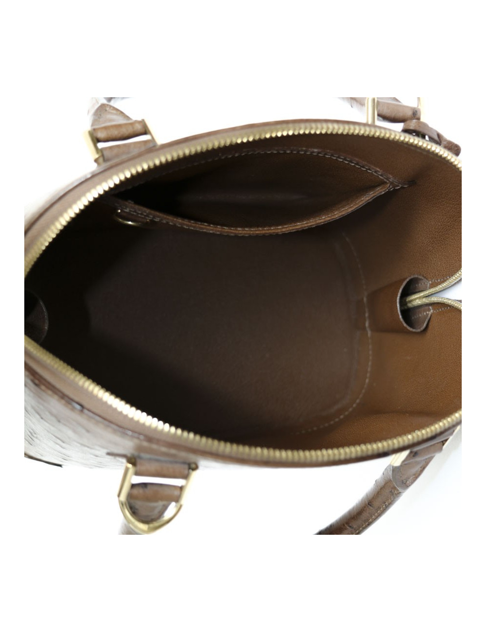 Alma BB LOUIS VUITTON ostrich bag