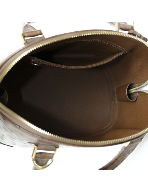 Alma BB LOUIS VUITTON ostrich bag