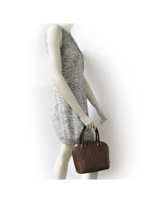 Sac Alma BB LOUIS VUITTON autruche