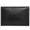 HERMES black box leather pouch