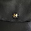 HERMES black box leather pouch