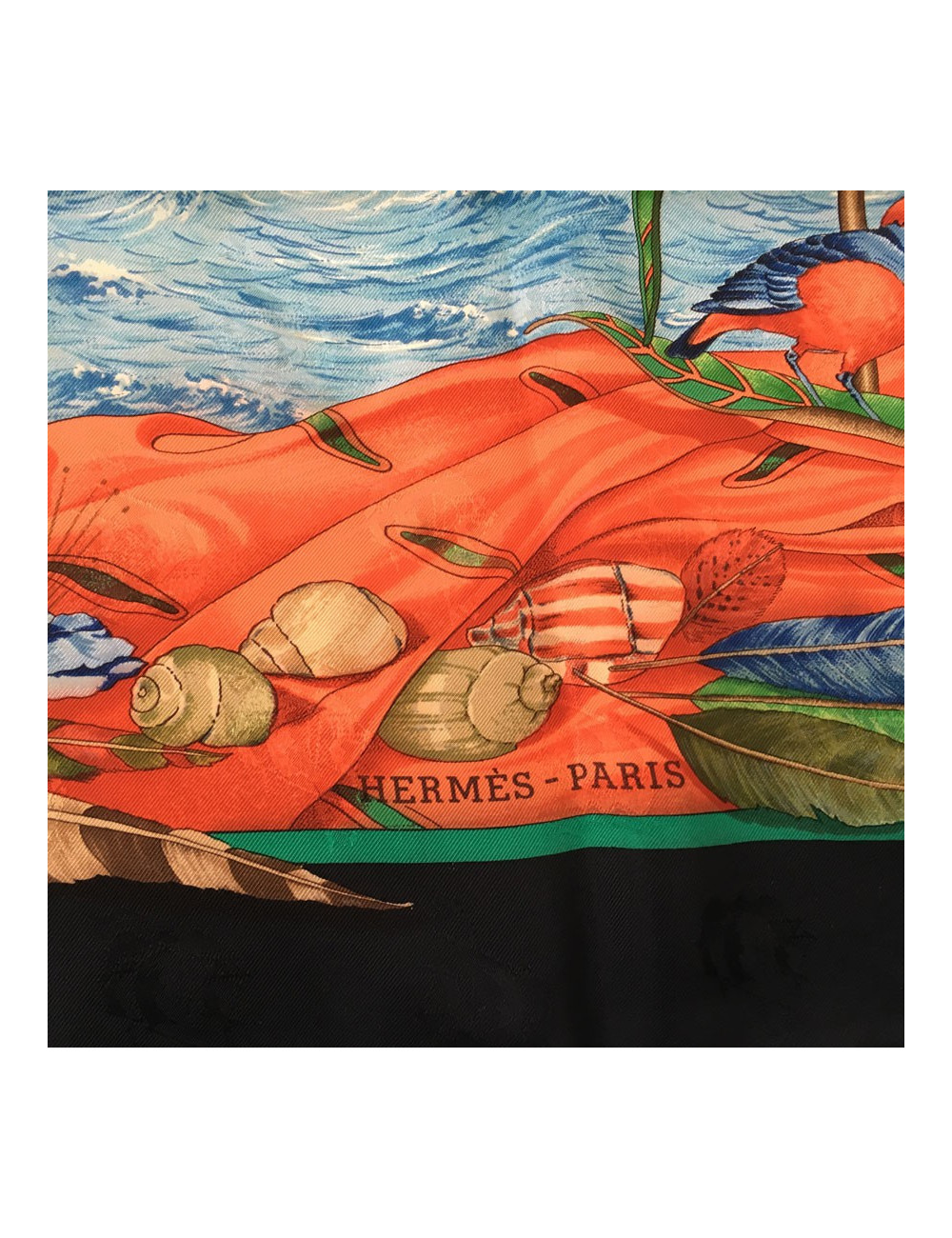 Square HERMES "Christophe Colomb discovers America" Silk