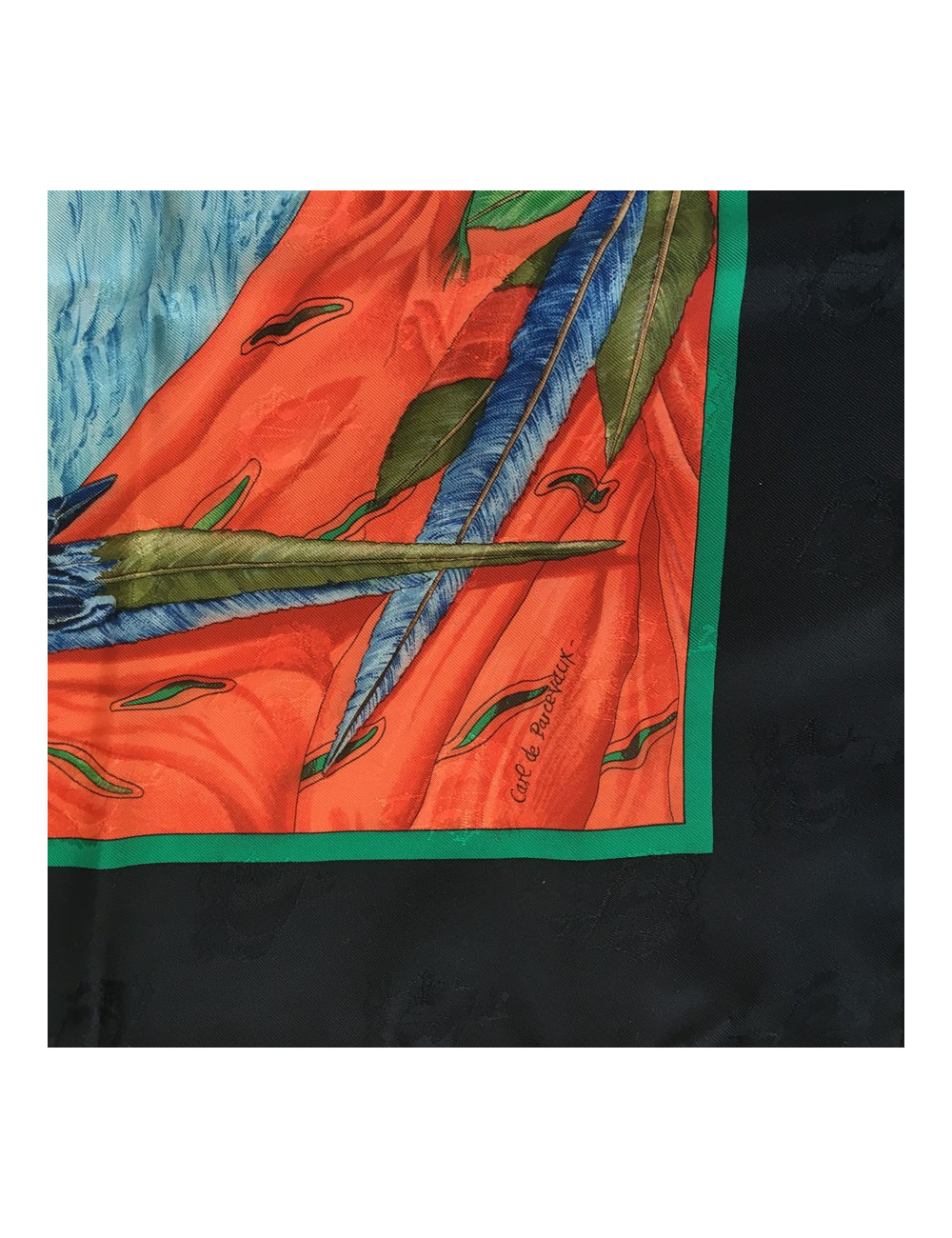 Square HERMES "Christophe Colomb discovers America" Silk