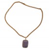 Mixed MARGUERITE of VALOIS purple glass pendant necklace