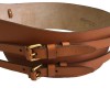 Belt Alexander MCQUEEN wide brown leather