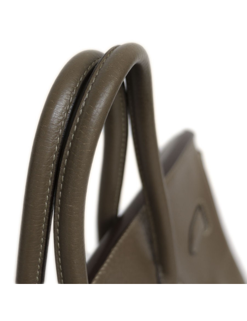 Birkin 35 HERMES cuir taurillon clémence étoupe