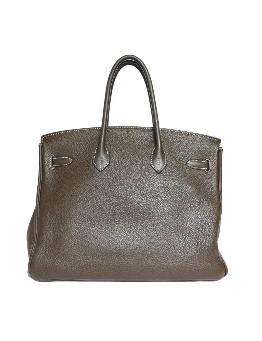 Birkin 35 HERMES cuir togo chocolat