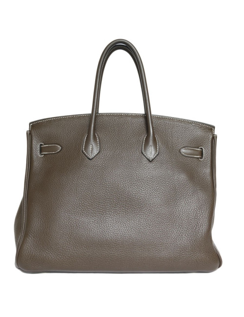 Birkin 35 HERMES cuir taurillon clémence cacao