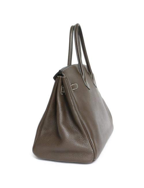 Birkin 35 HERMES cuir taurillon clémence cacao