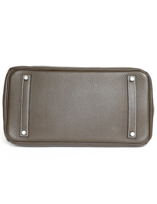 Birkin 35 HERMES cuir togo chocolat