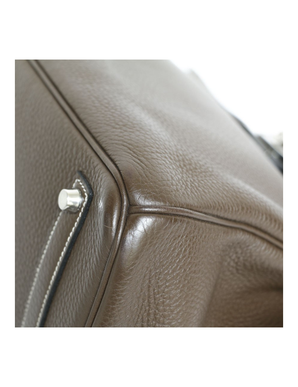 Birkin 35 HERMES cuir togo chocolat