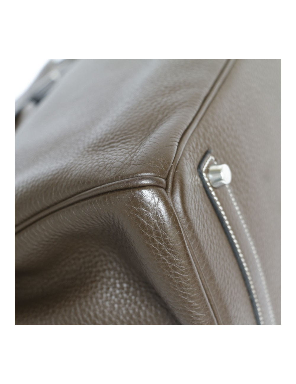 Birkin 35 HERMES cuir taurillon clémence cacao