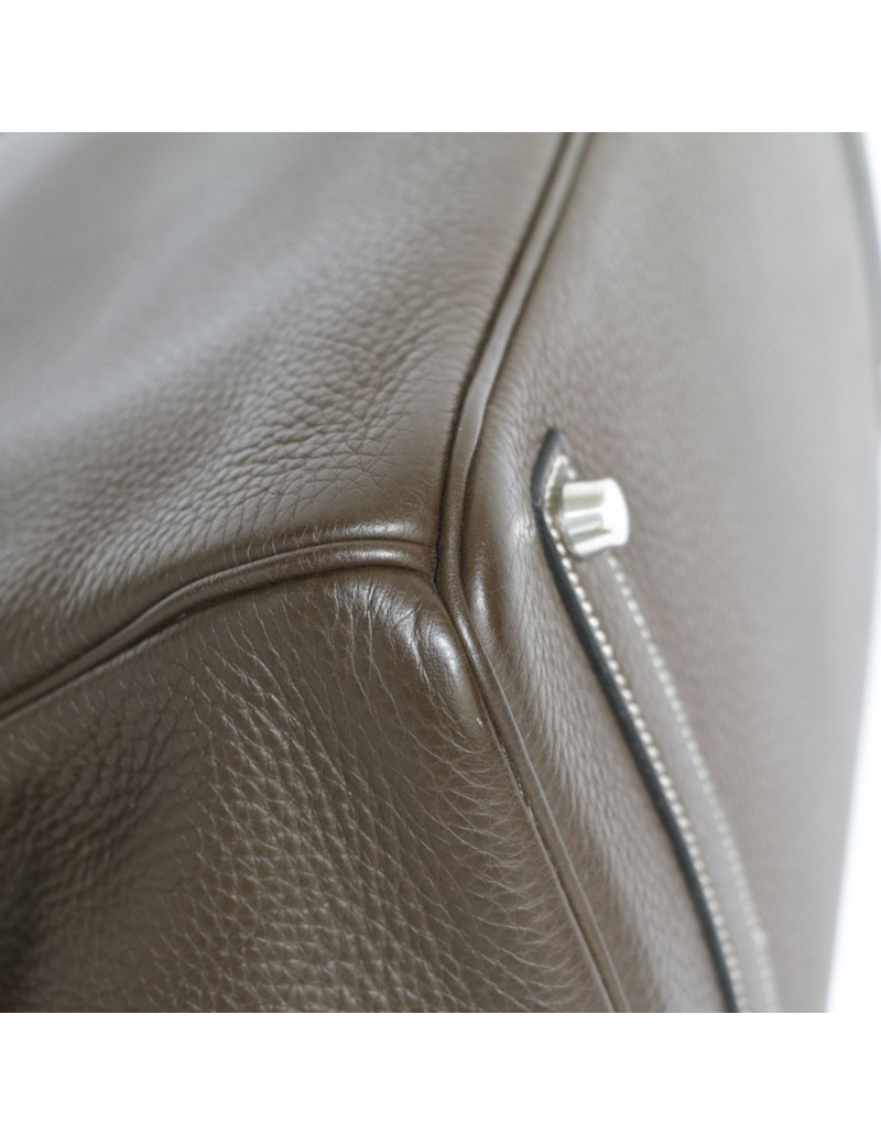 Birkin 35 HERMES cuir taurillon clémence cacao