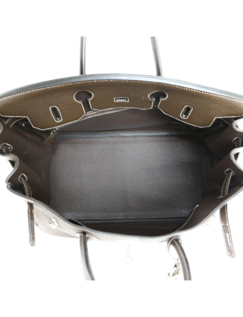 Birkin 35 HERMES cuir taurillon clémence cacao