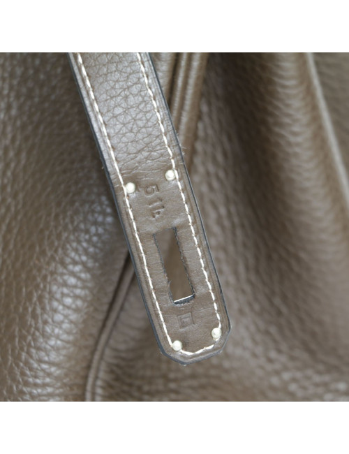 Birkin 35 HERMES cuir togo chocolat