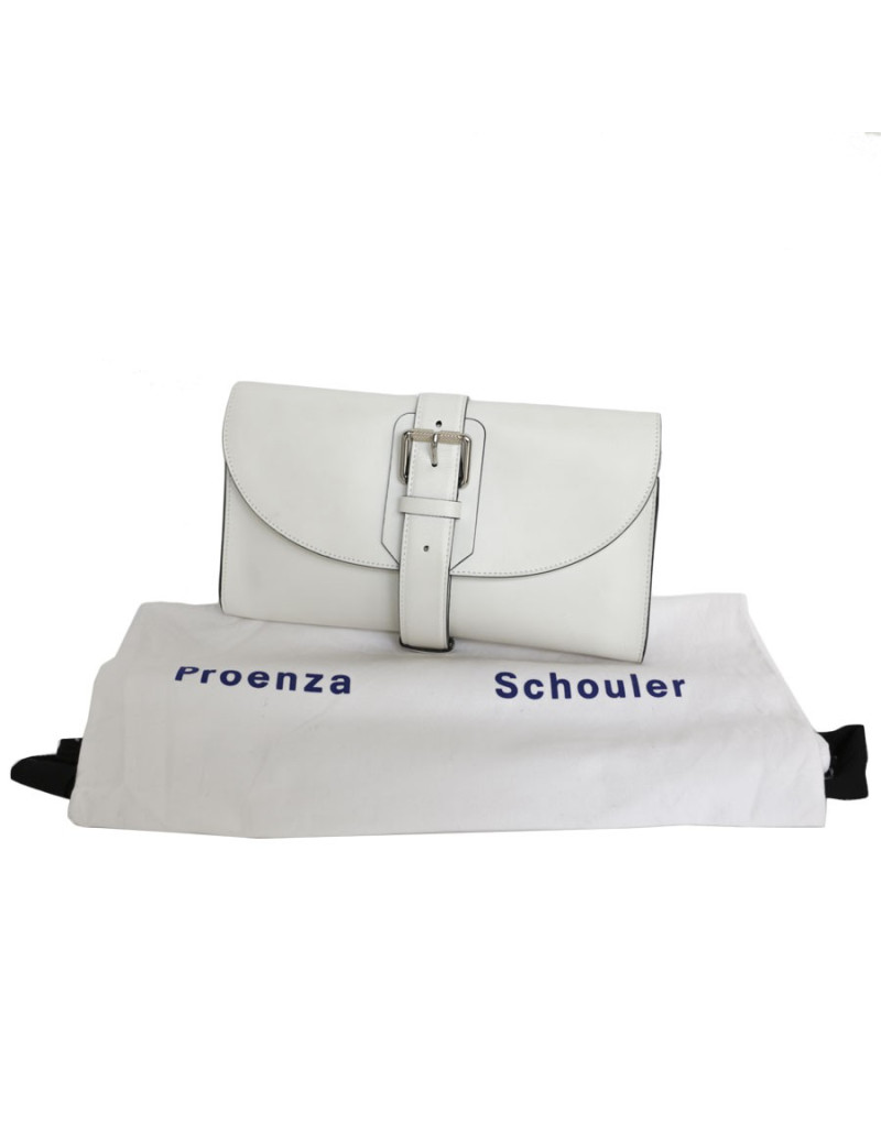 Pochette PROENZA SCHOULER cuir blanc