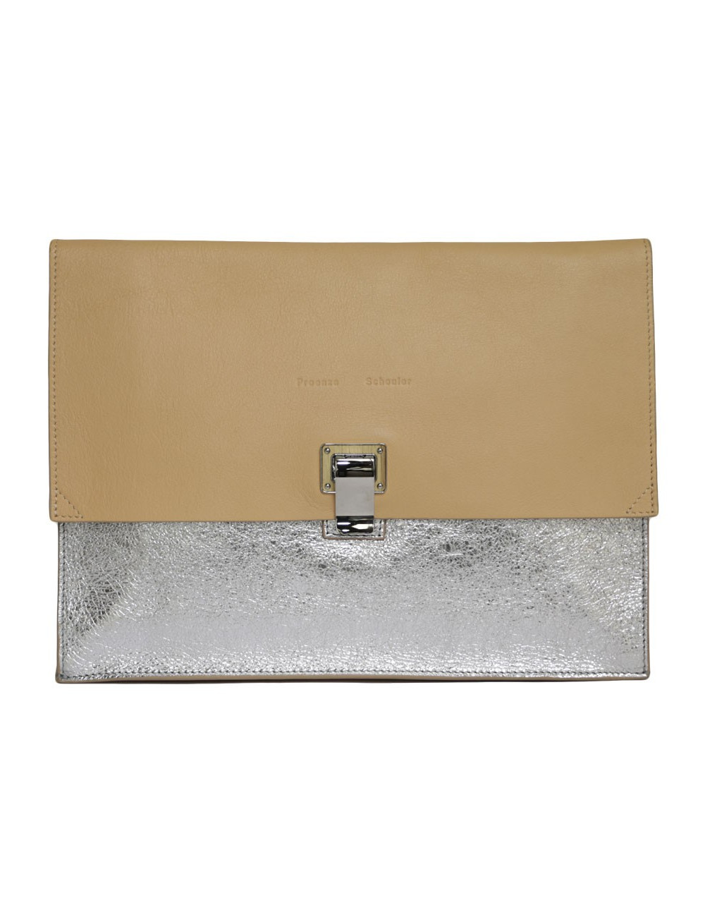 Pochette PROENZA SCHOULER métallisée