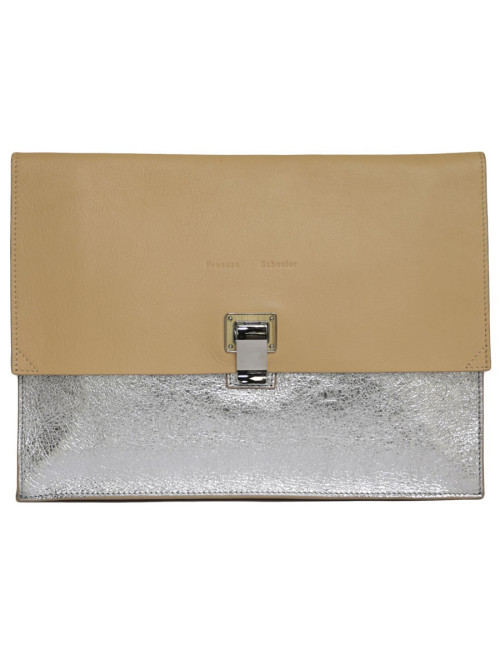 Pochette PROENZA SCHOULER métallisée