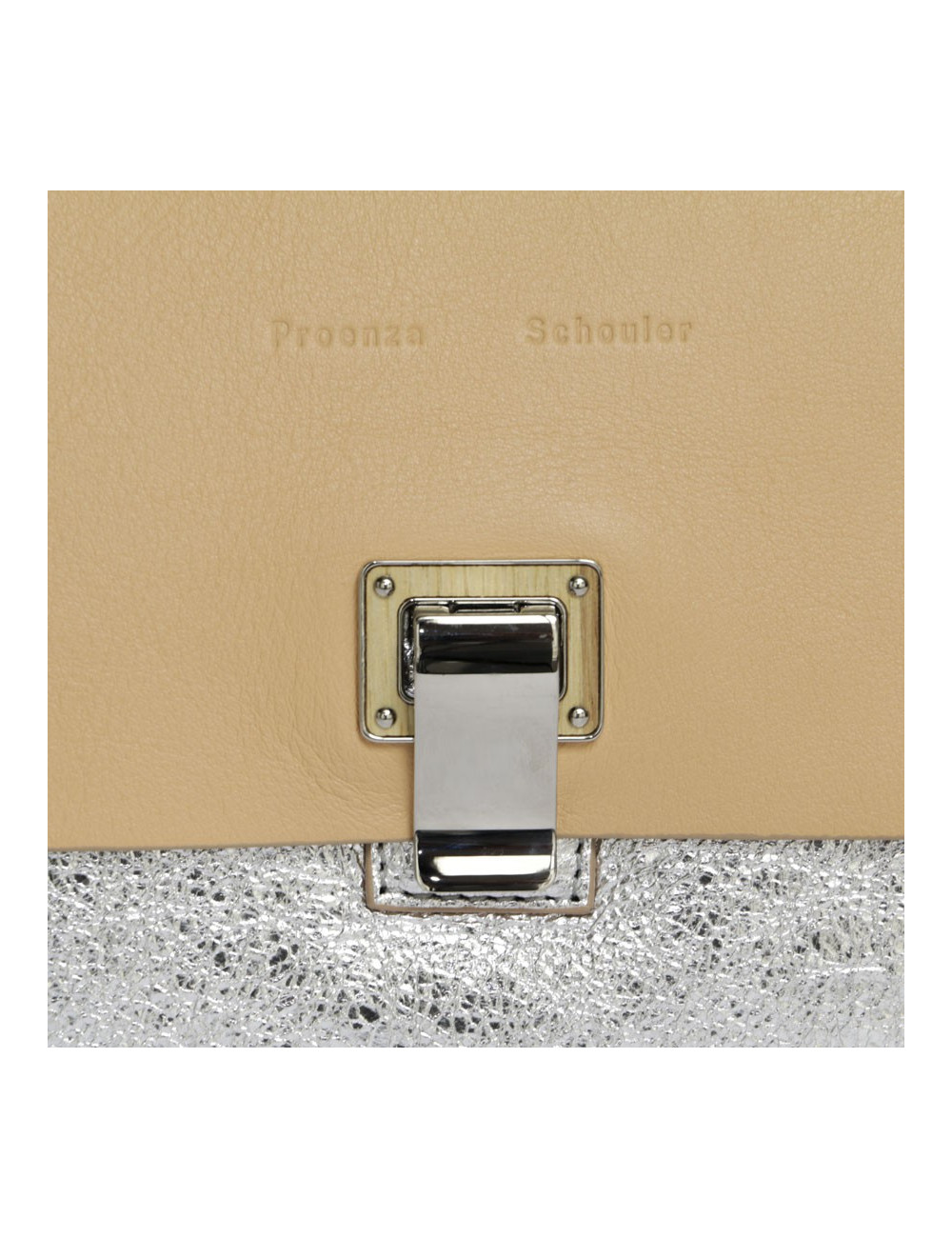 Pochette PROENZA SCHOULER métallisée