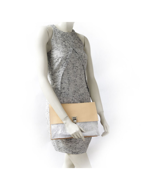 Pochette PROENZA SCHOULER métallisée