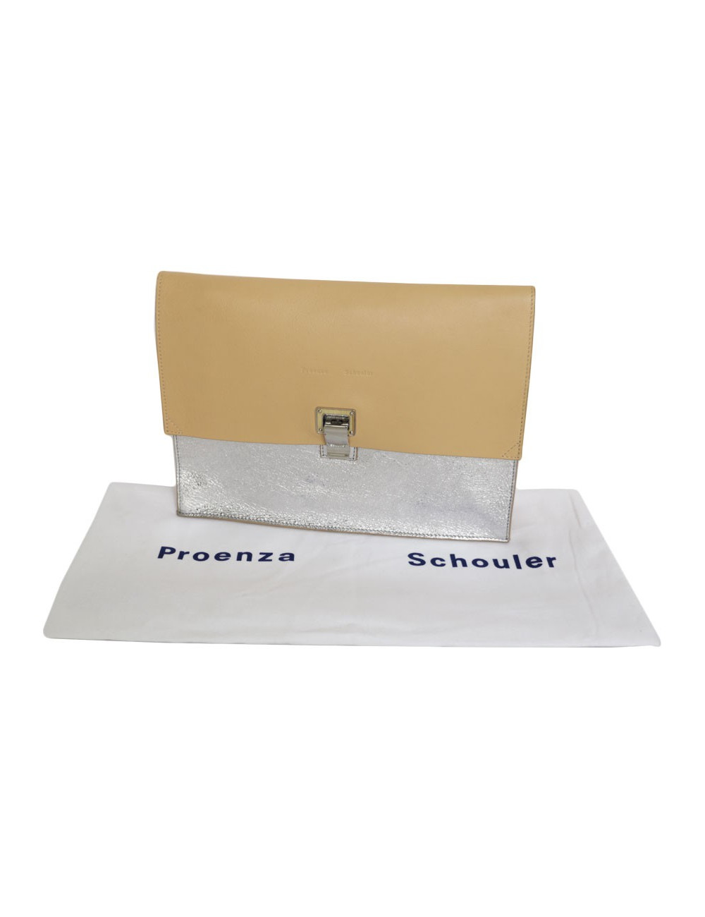 Pochette PROENZA SCHOULER métallisée