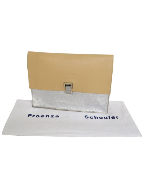 Pochette PROENZA SCHOULER métallisée