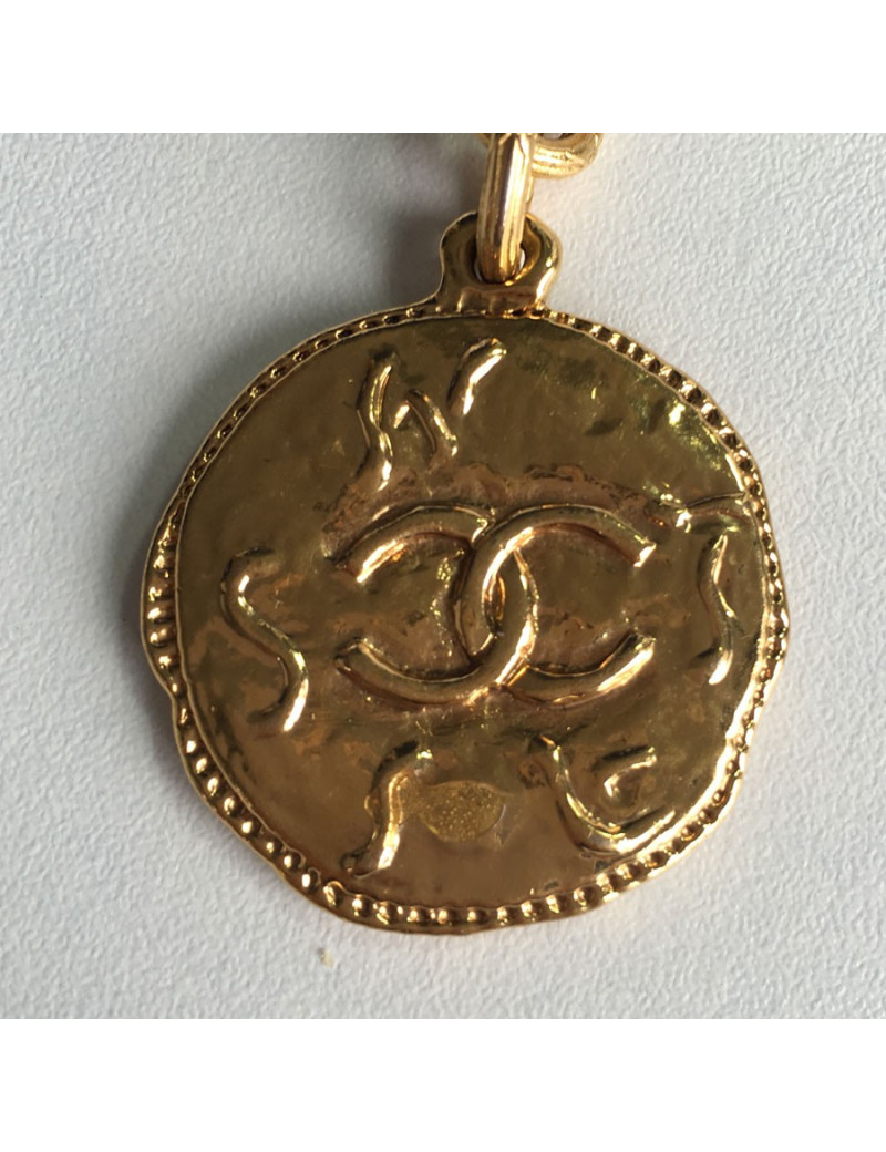 Ceinture CHANEL 90 ' chaîne dorée