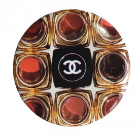 Pine s CHANEL round metal