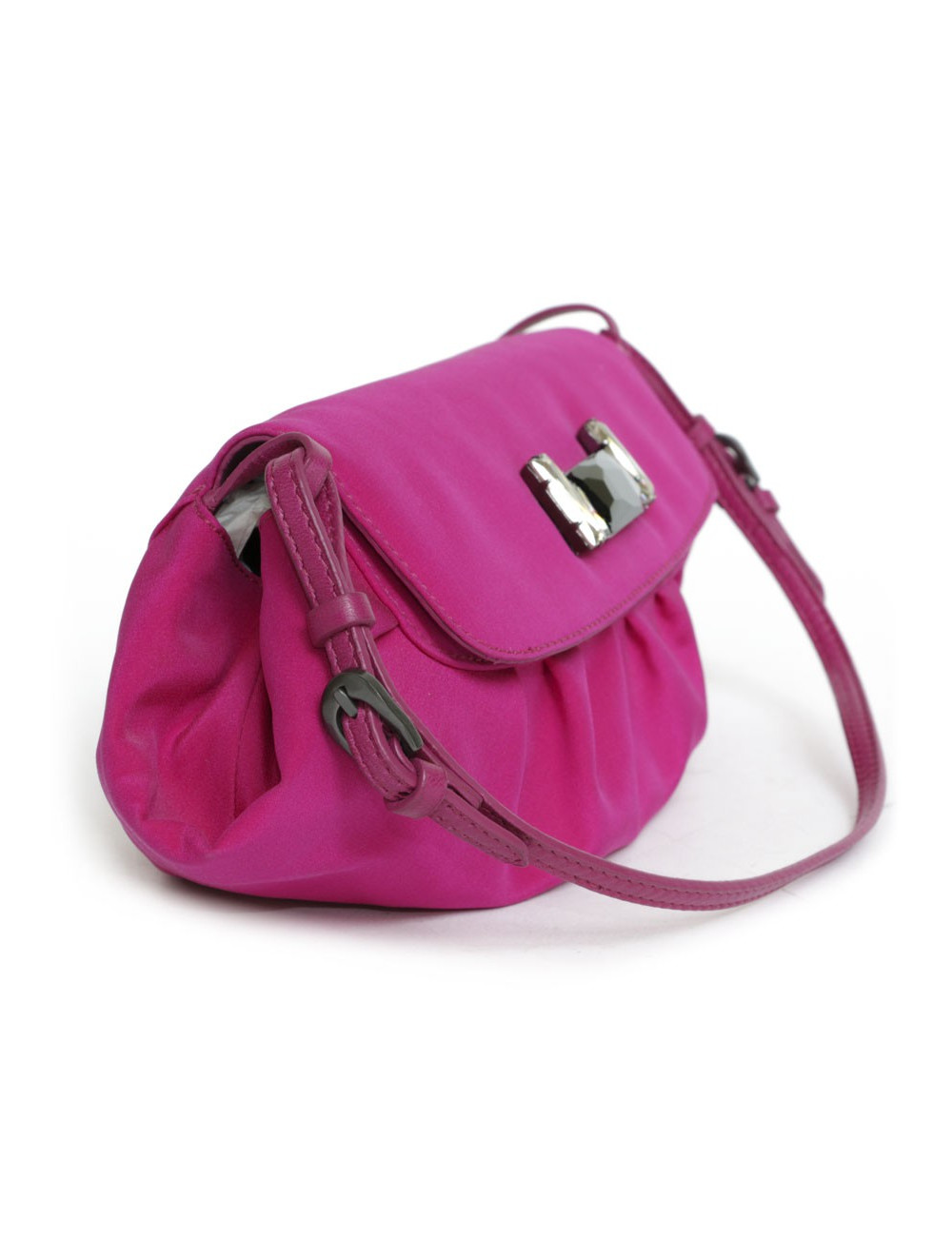 Mini sac JIMMY CHOO en satin de soie