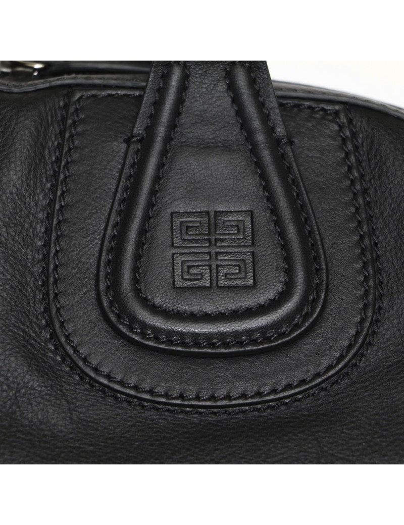 Black leather 'Nightingale' GIVENCHY bag
