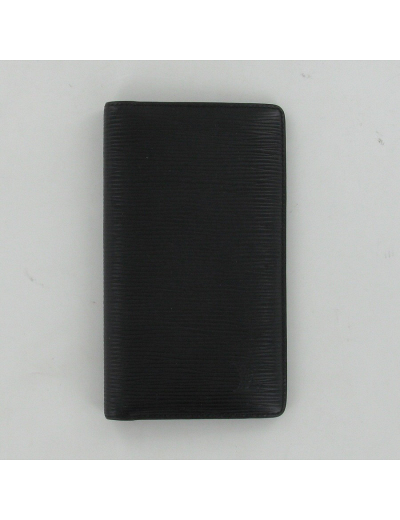 Portefeuille en cuir noir LOUIS VUITTON