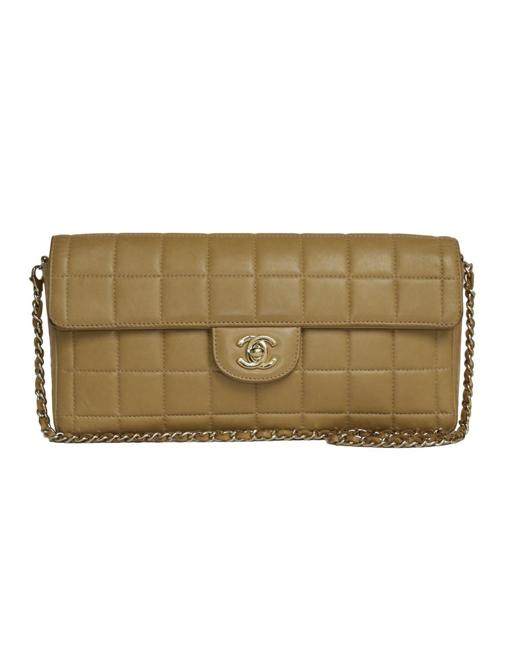 Sac CHANEL Baguette gold