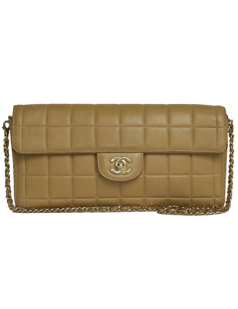 Sac CHANEL Baguette gold