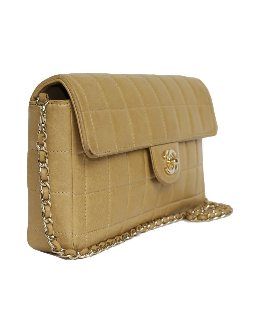 Sac CHANEL Baguette gold