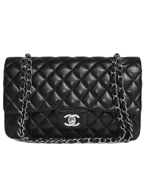 sac Timeless CHANEL cuir d'agneau lisse matelassé 