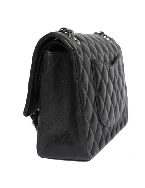 sac Timeless CHANEL cuir d'agneau lisse matelassé 