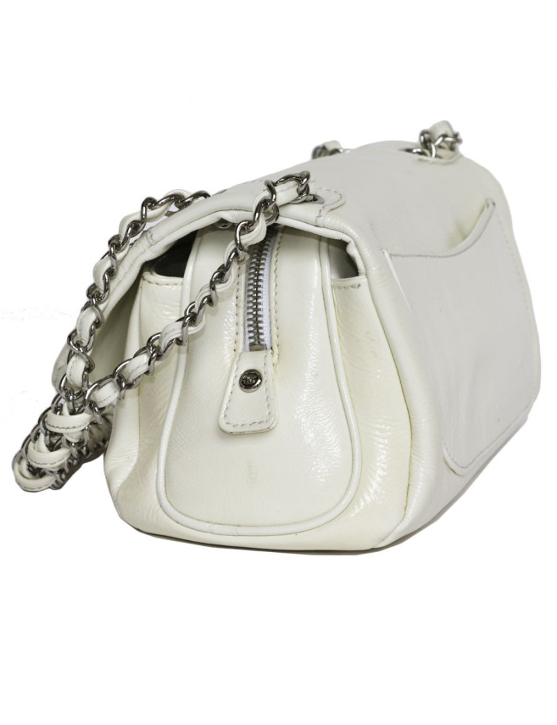 Sac CHANEL cuir vieilli bicolore