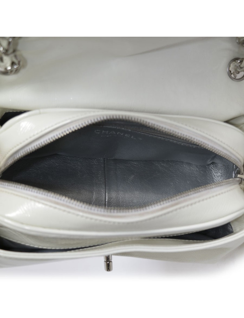 Sac CHANEL cuir vieilli bicolore